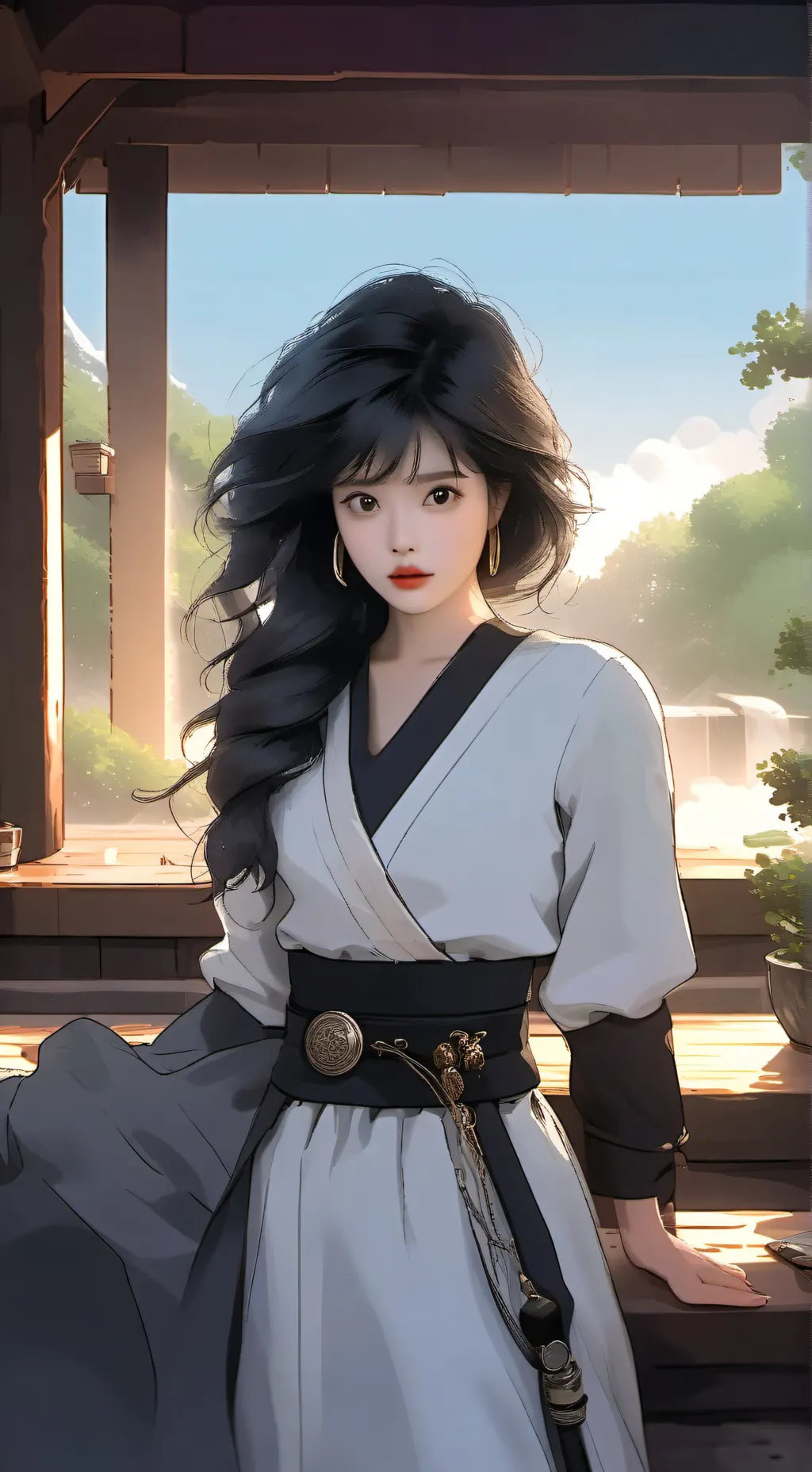 ai character: Bella  background