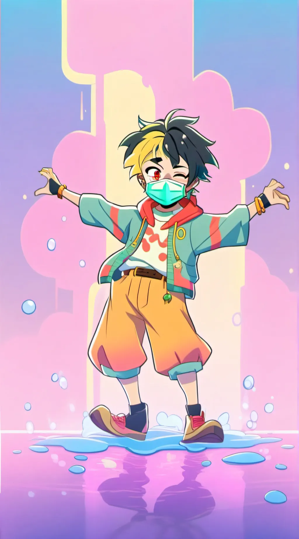 ai character: Kai background