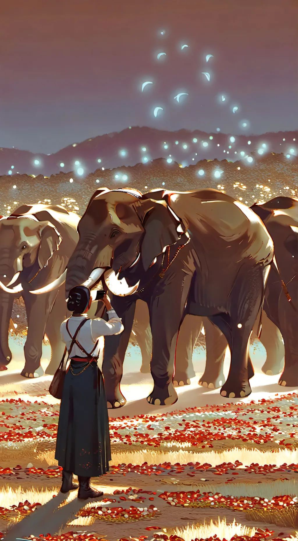 ai character: Animal photo taker background