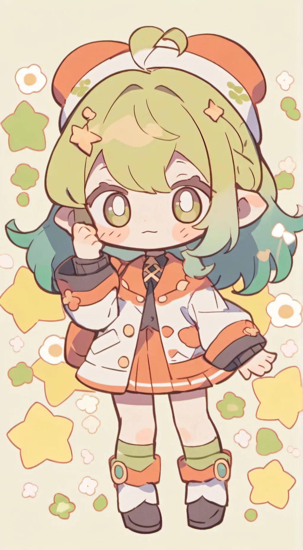 ai character: Evade★but ideas  background