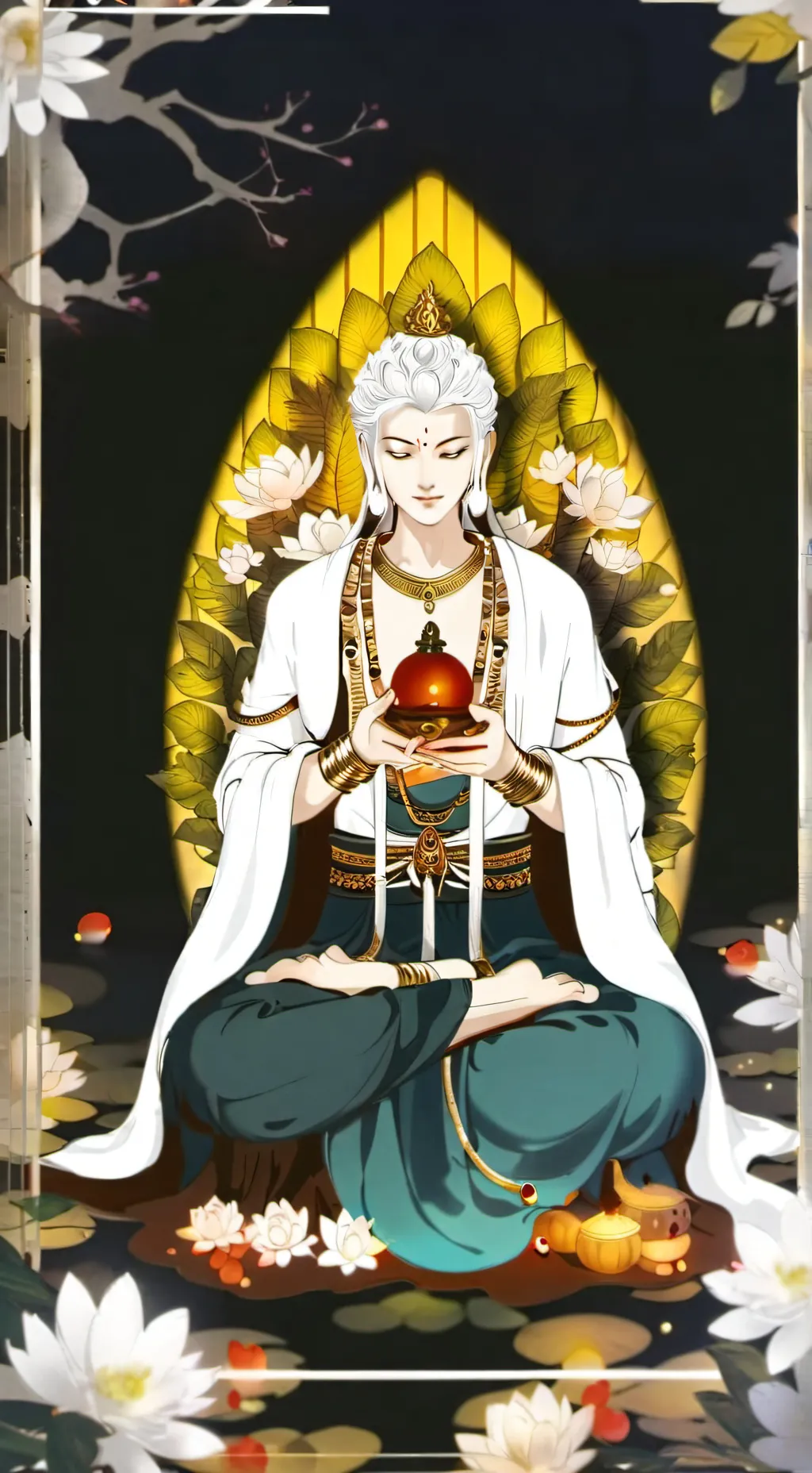 ai character: guan yin background