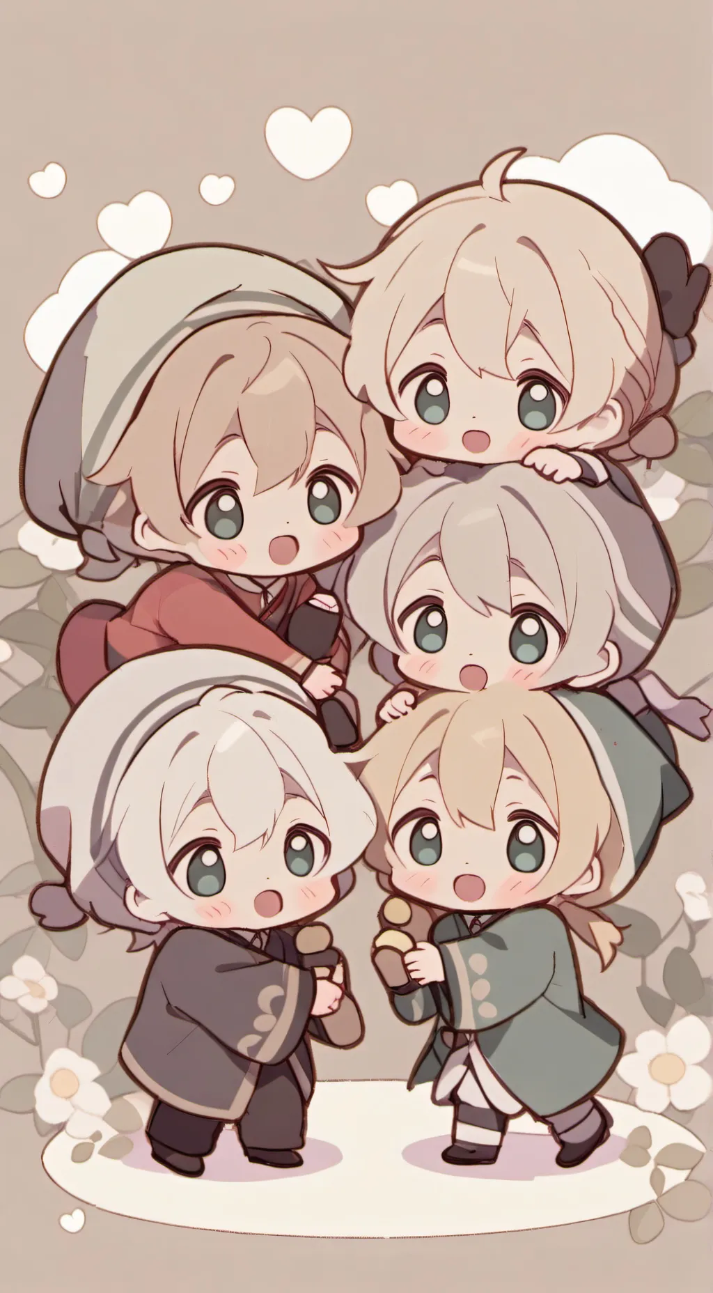 ai character: Noah Liam Lia Lila background