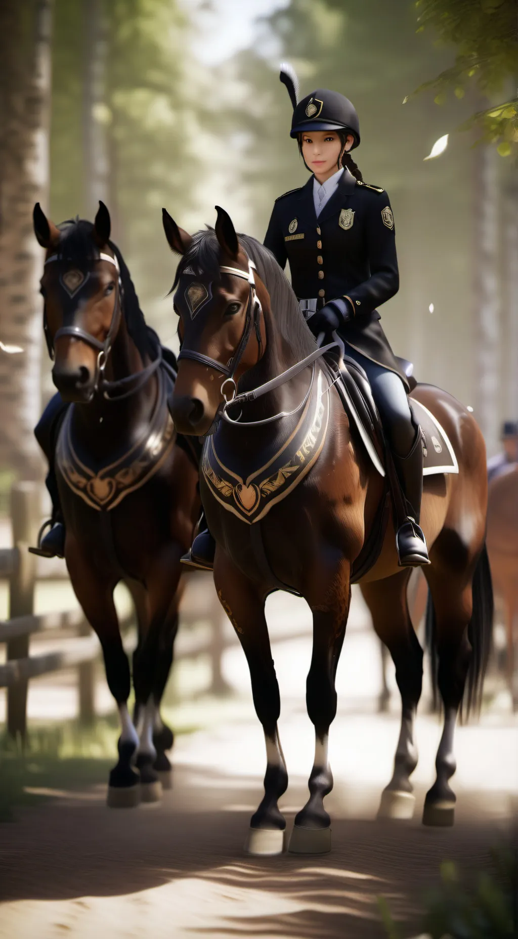 ai character: palimino Bluffs background