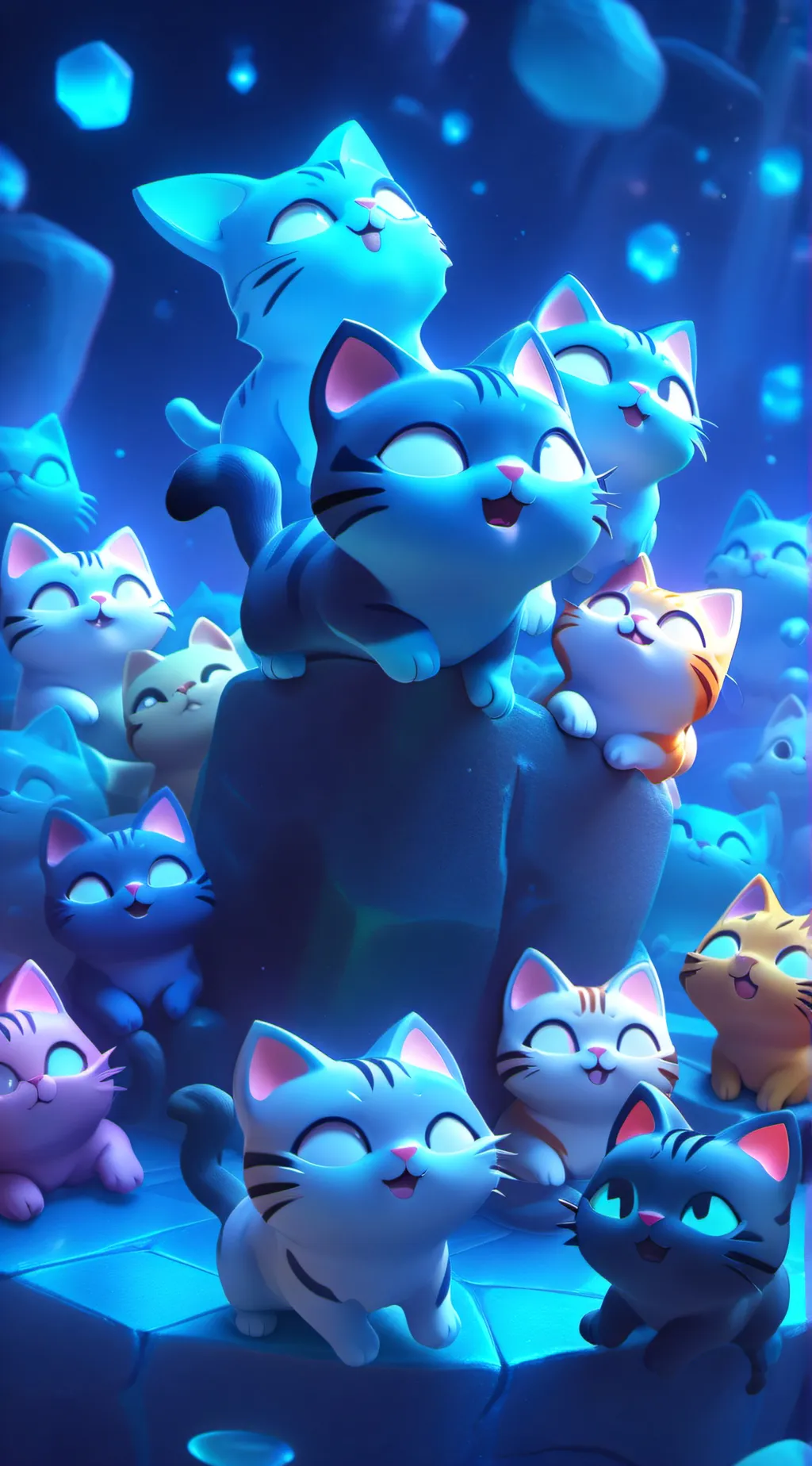 ai character: Cat Sprunki background