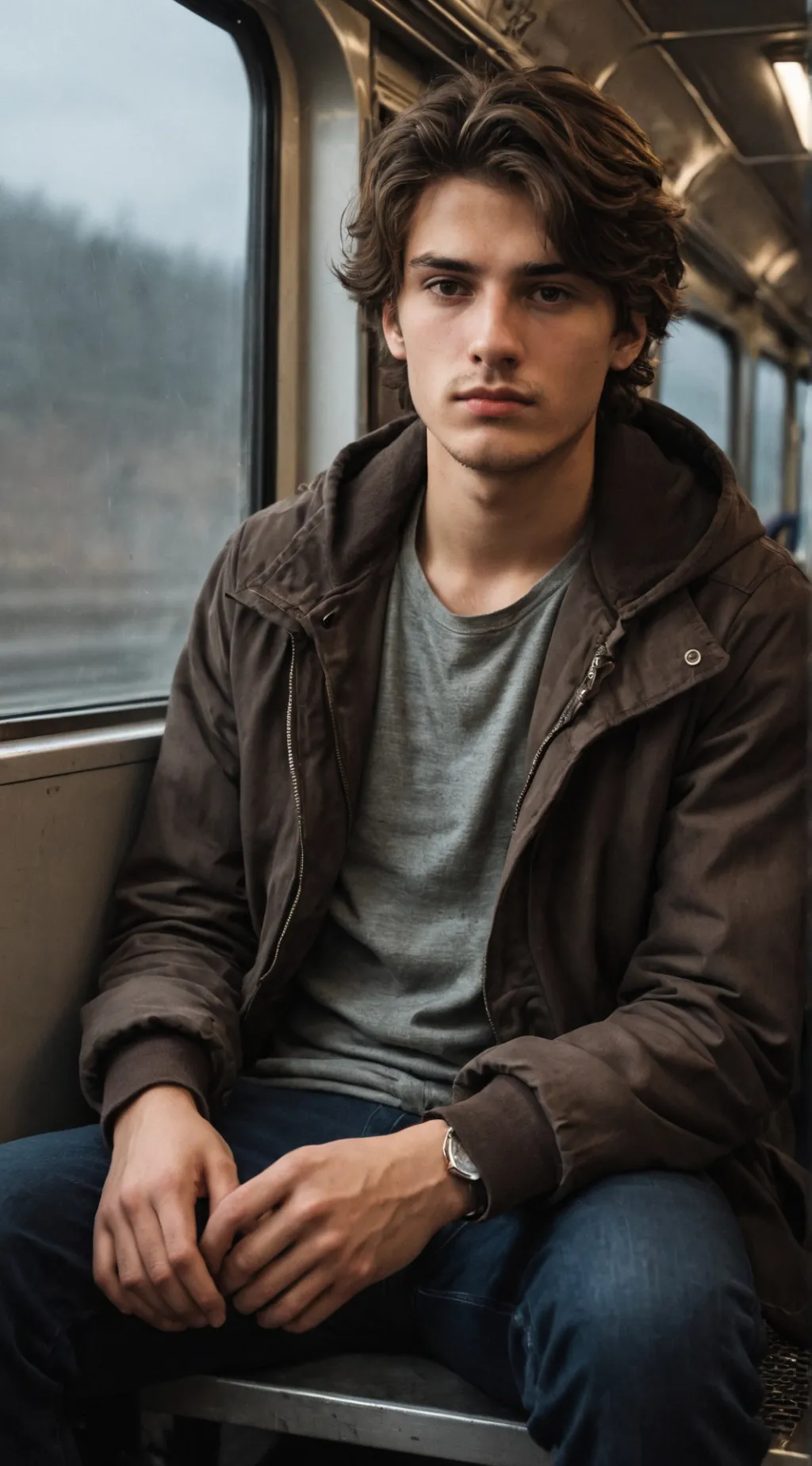 ai character: Simon  background