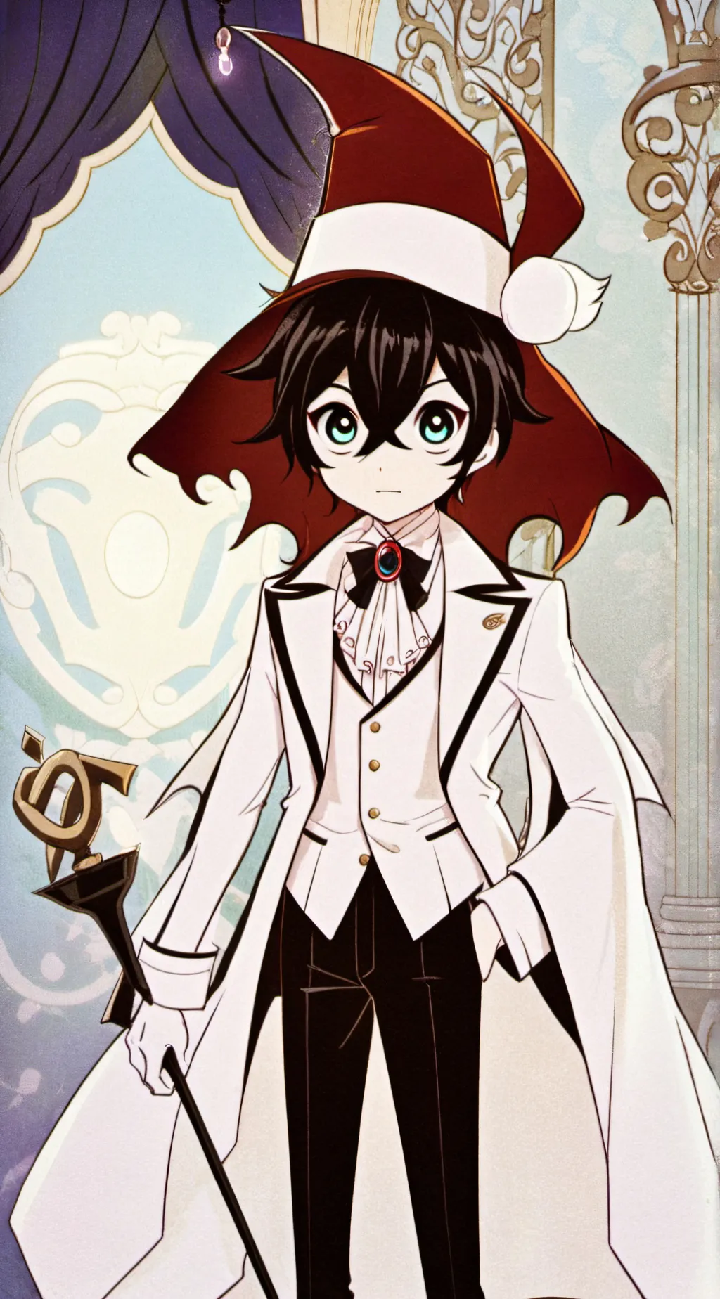 ai character: alastor HH loves u background