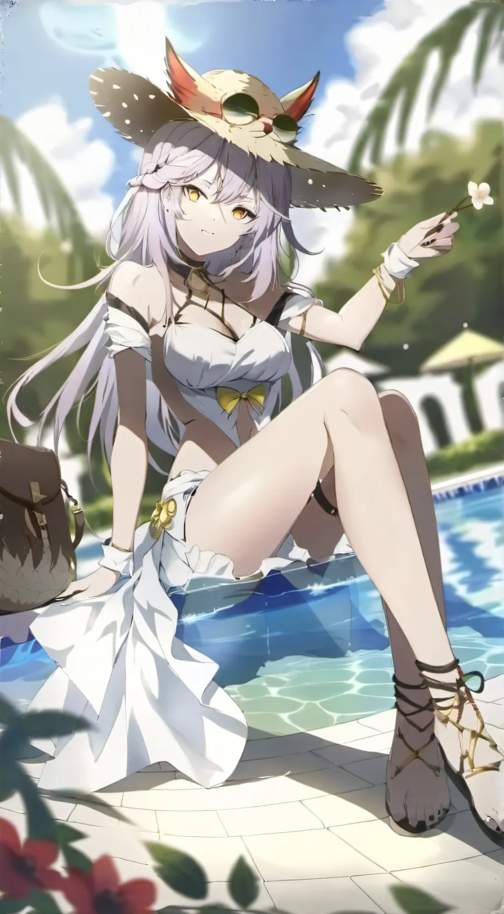 ai character: Popular girl Emily background