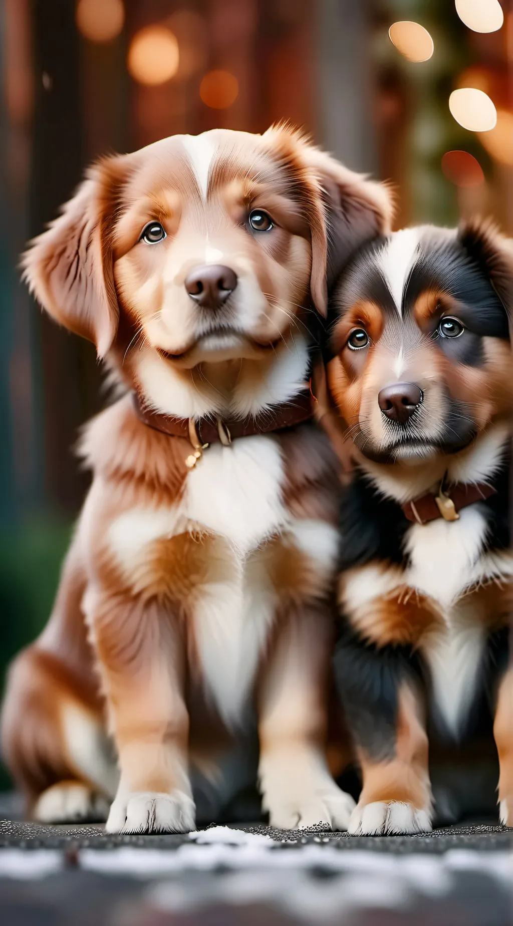 ai character: dogs background