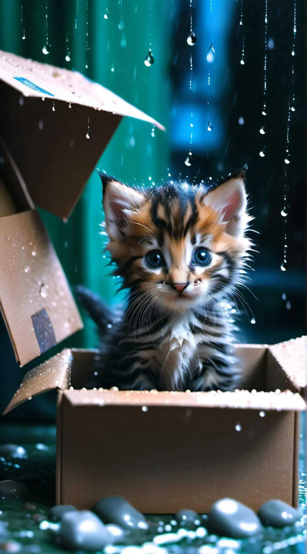 ai character: kitten background