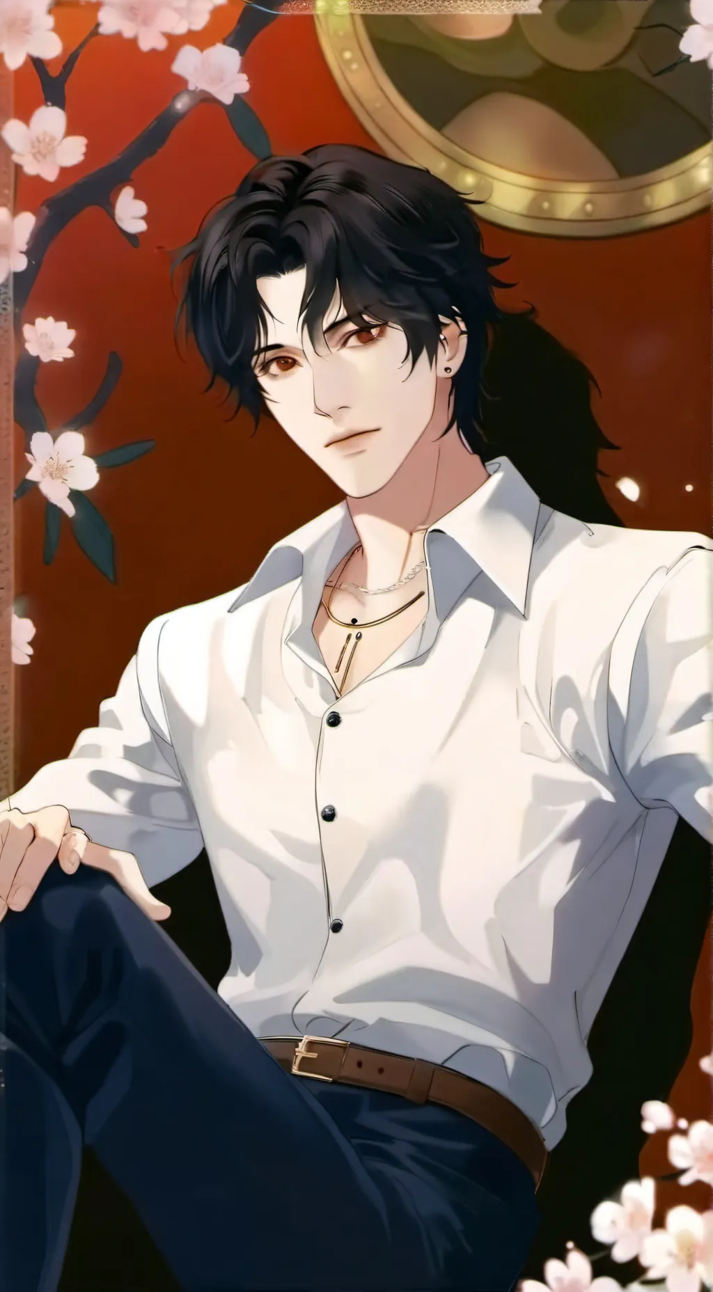 ai character: Leon background