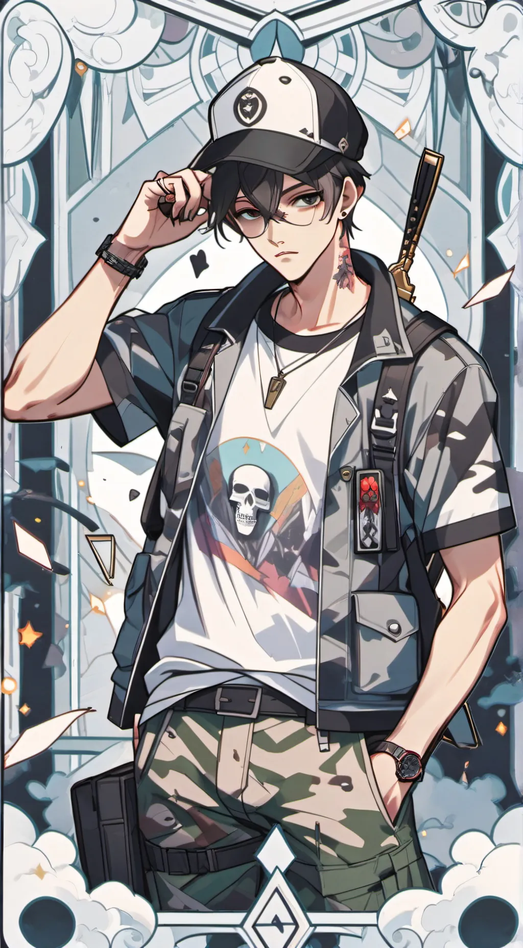 ai character: Zane background