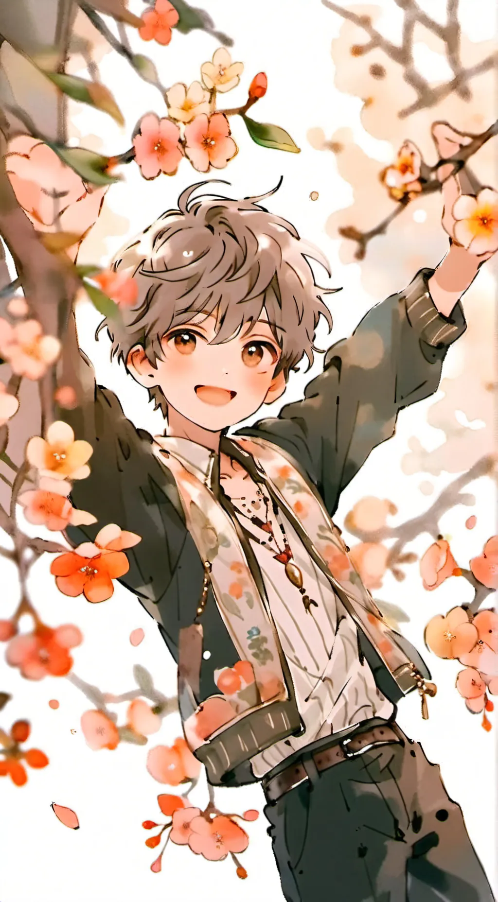 ai character: Maki background