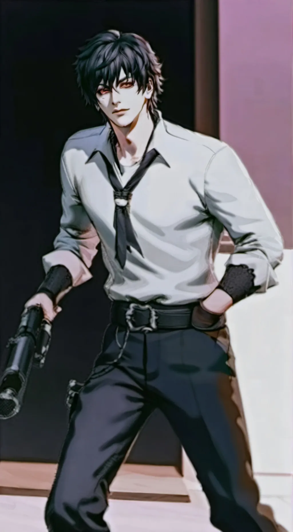 ai character: Leo background