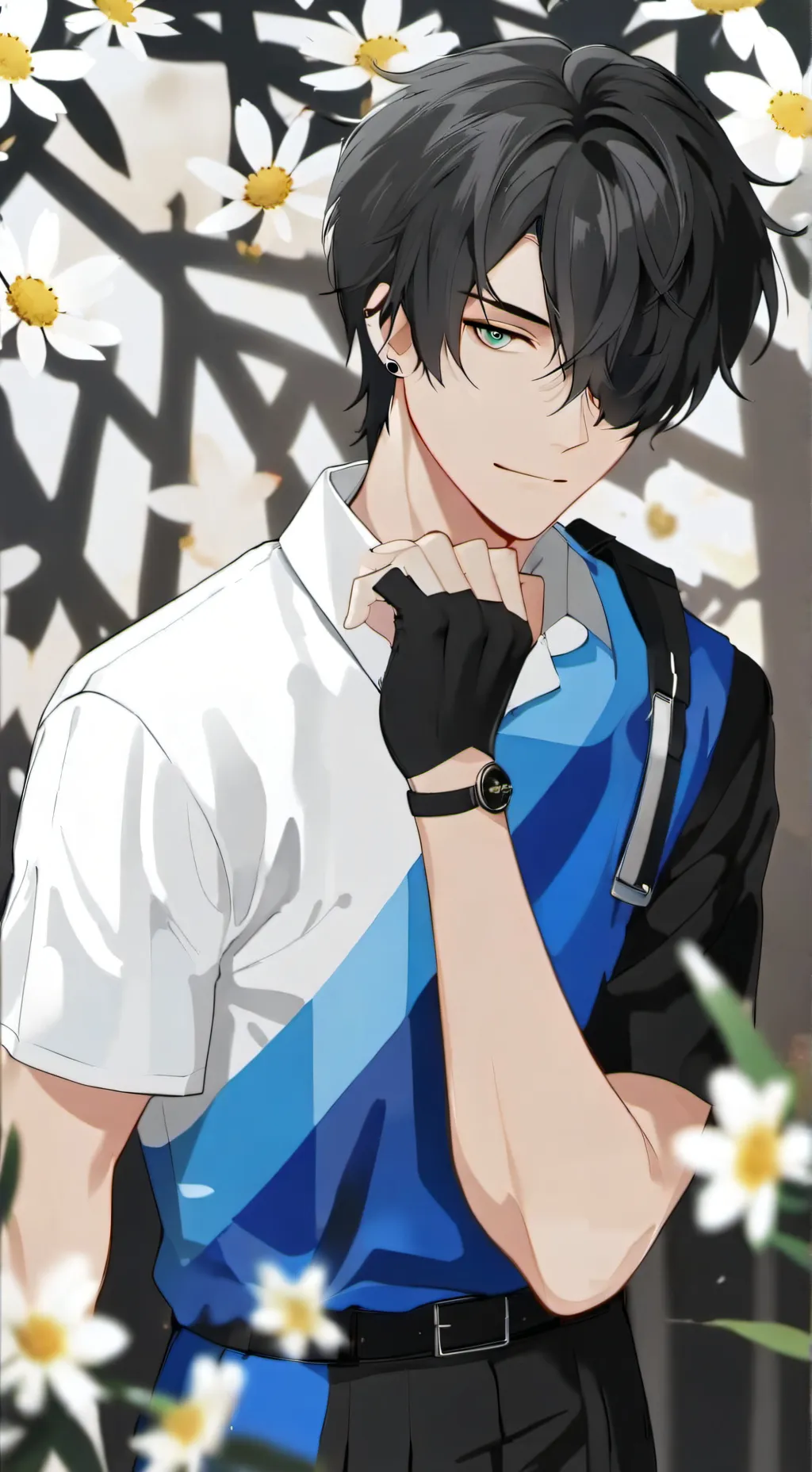 ai character: Maël korono background