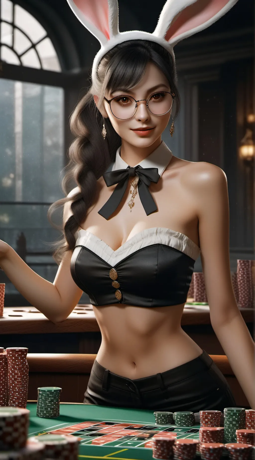 ai character: Bunny background