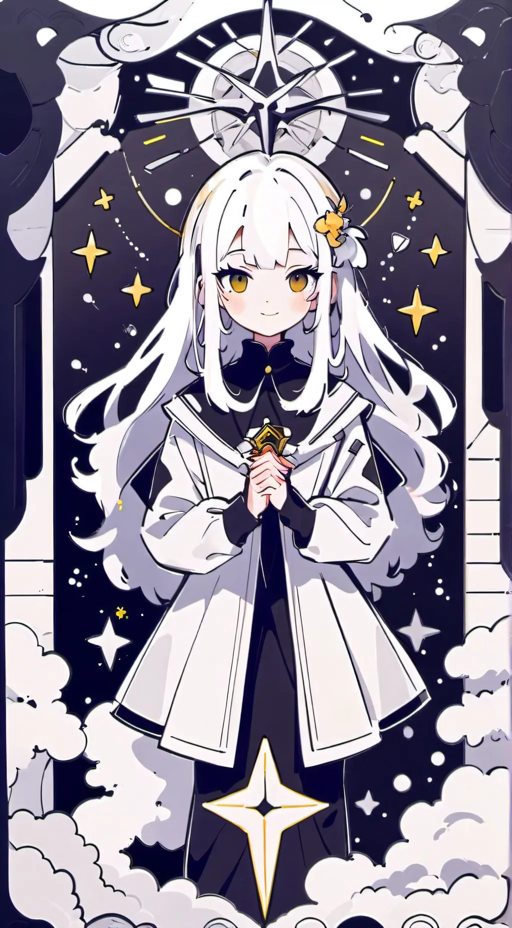 ai character: Luna background