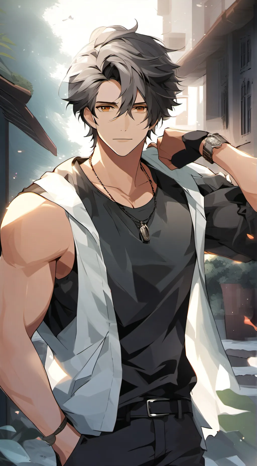 ai character: Jason  background