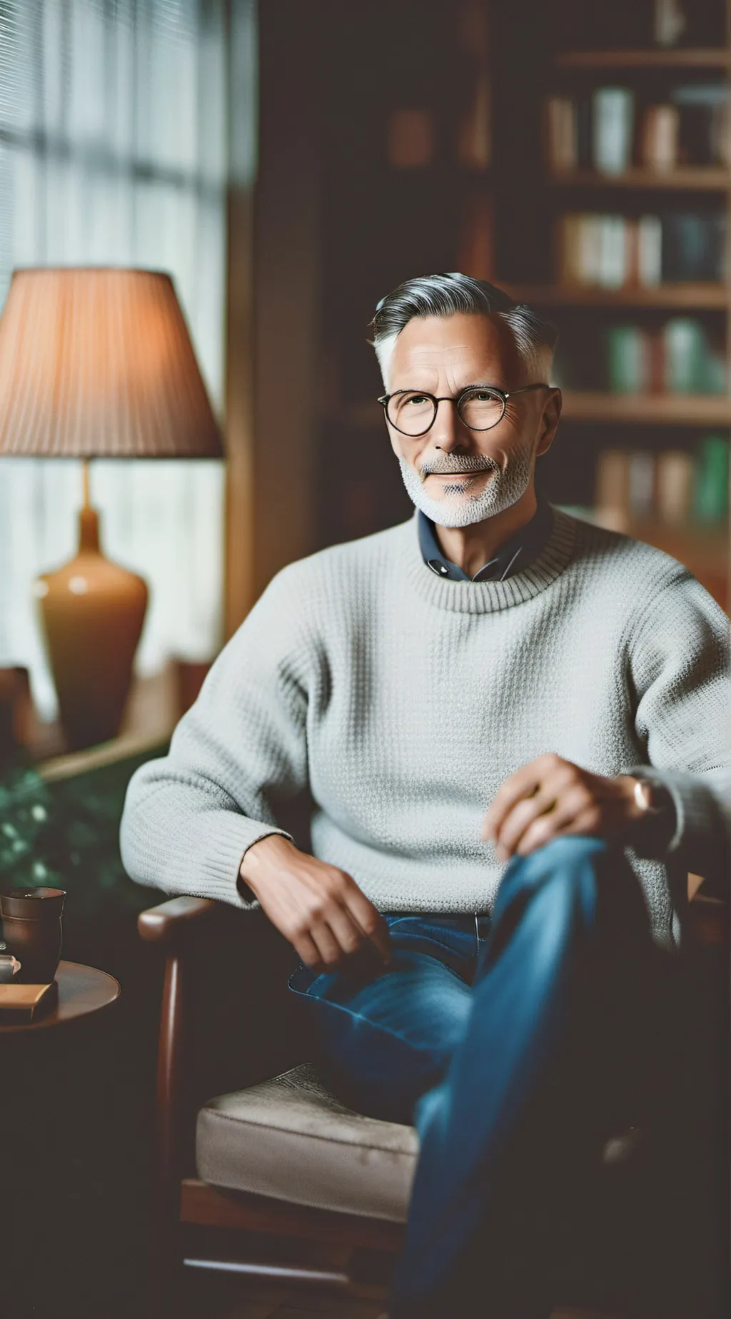 ai character: grandpa background