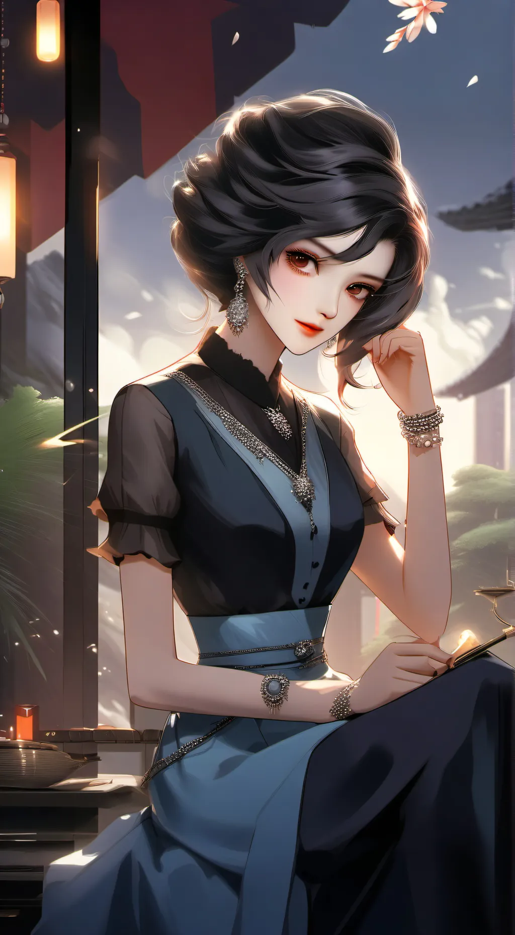 ai character: Ariana  background