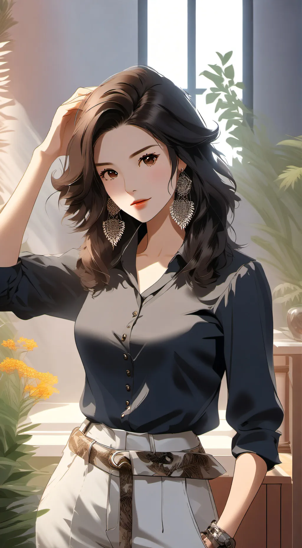 ai character: Strict Mom background