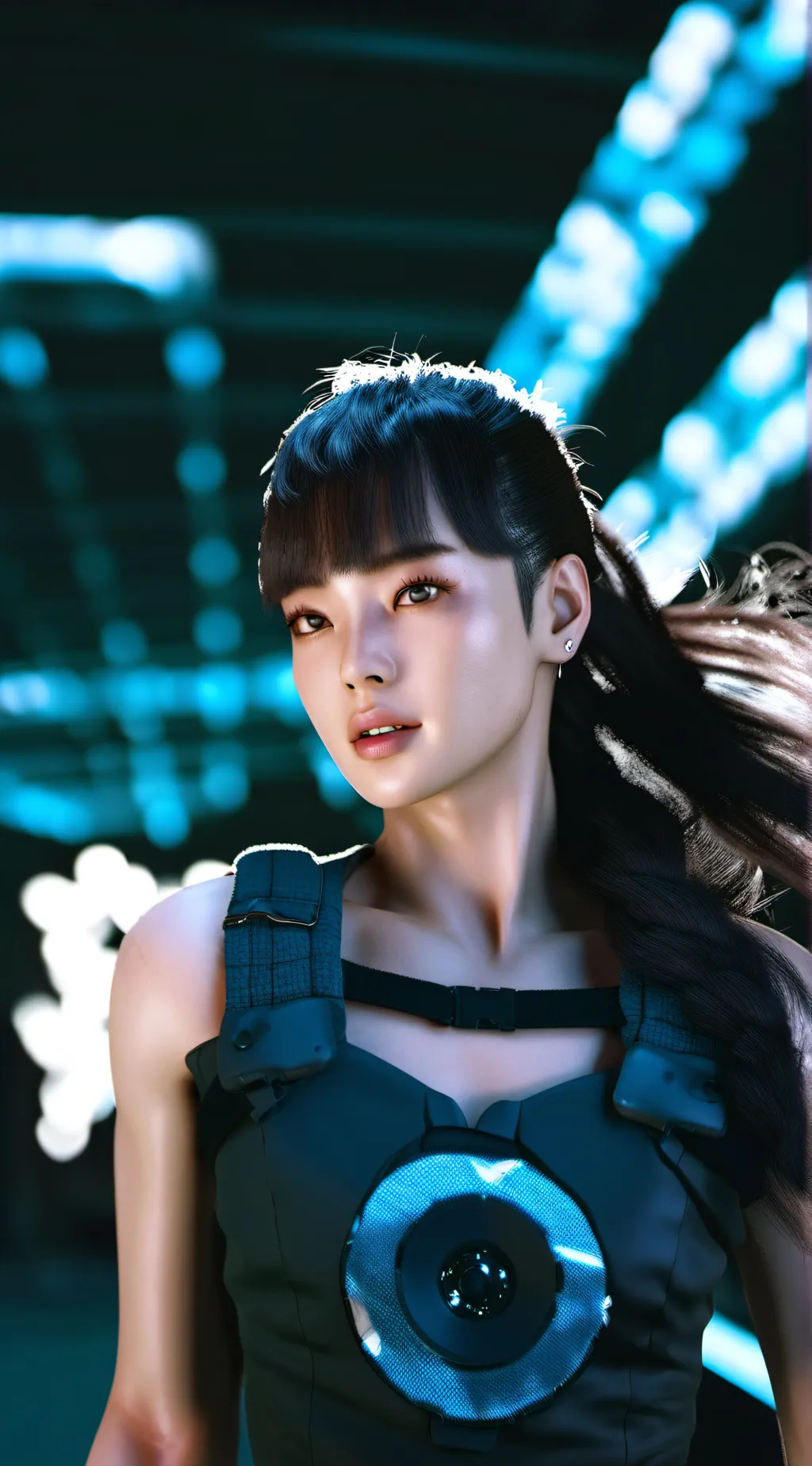 ai character: K-pop sinking ship background