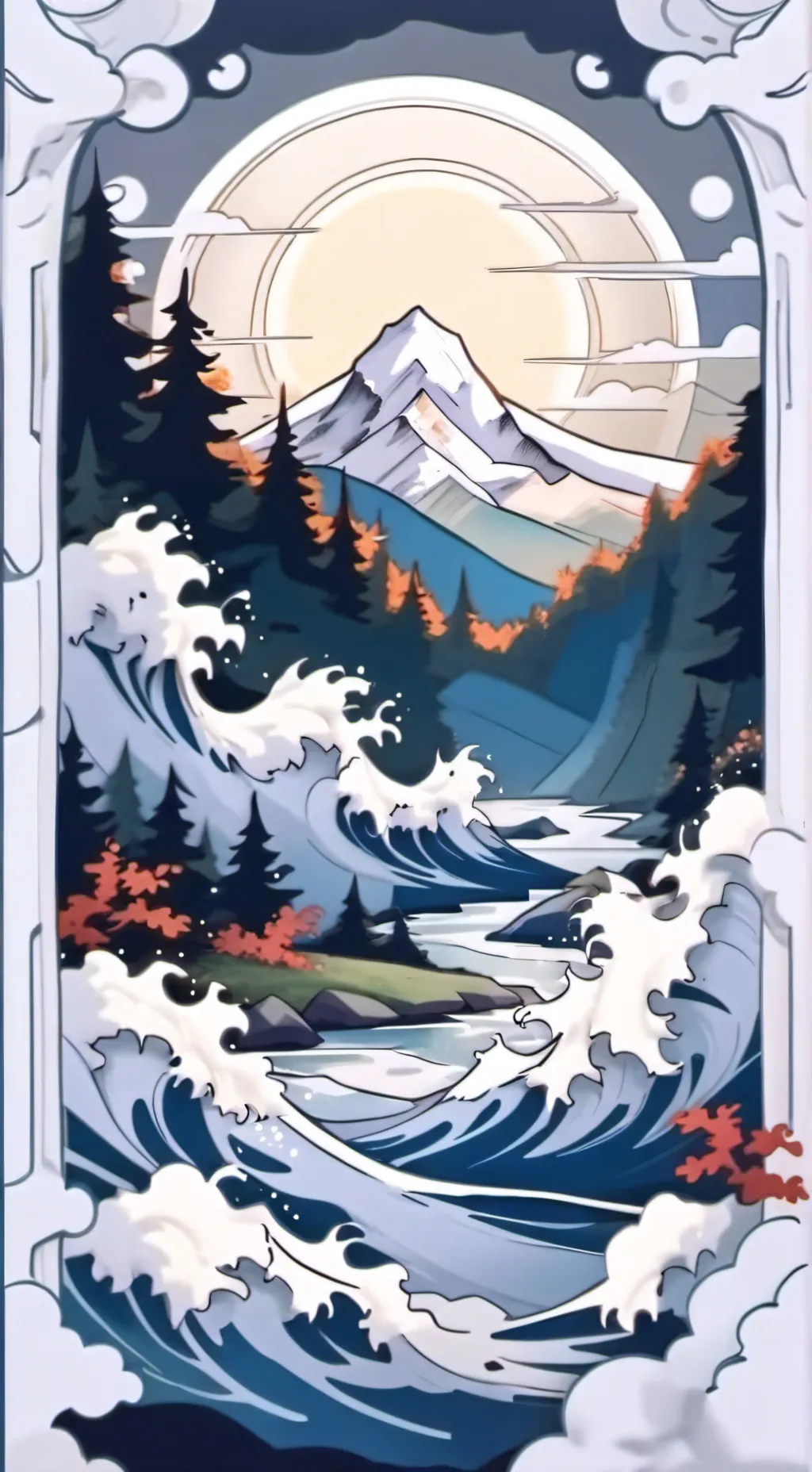 ai character: Dw AU! background