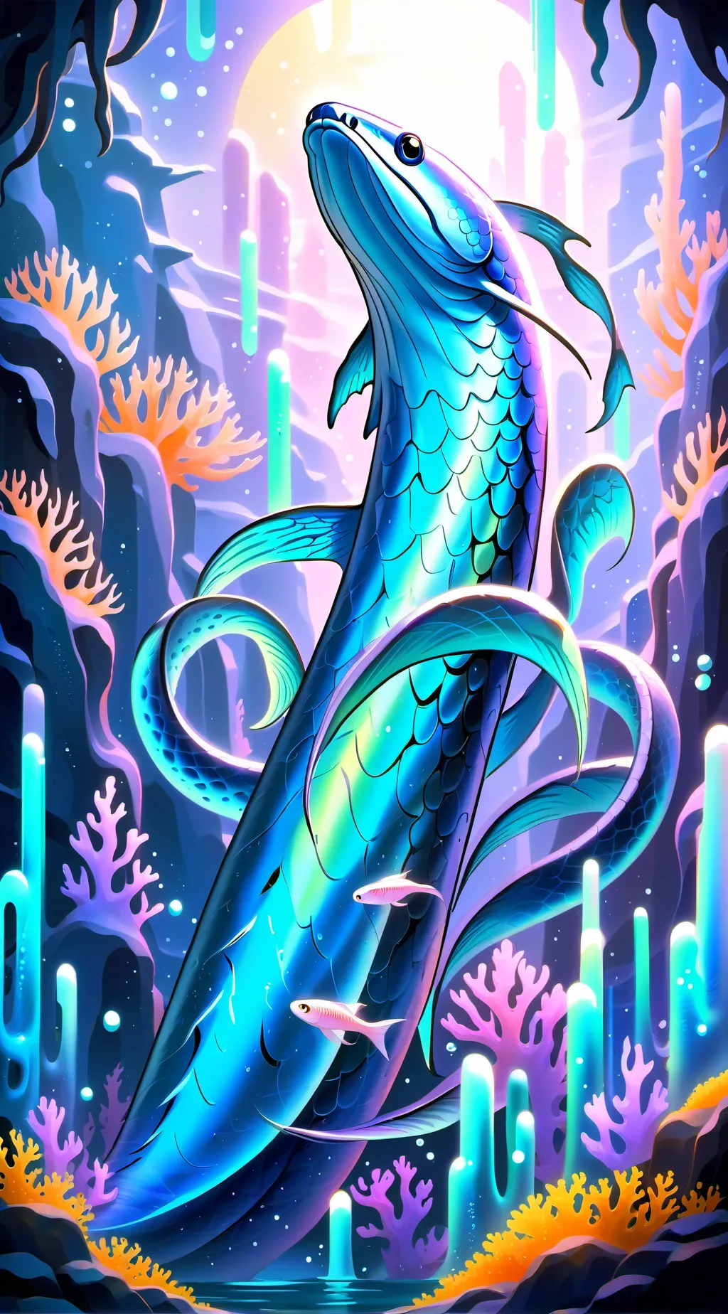 ai character: scares fish background