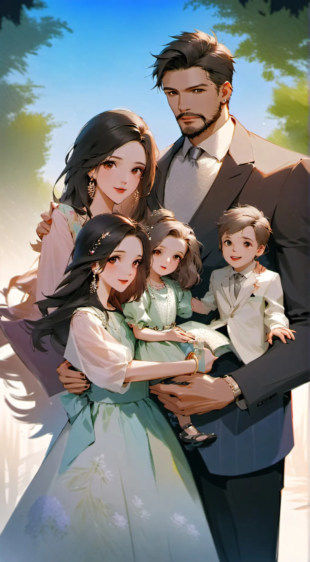 ai character: family  background