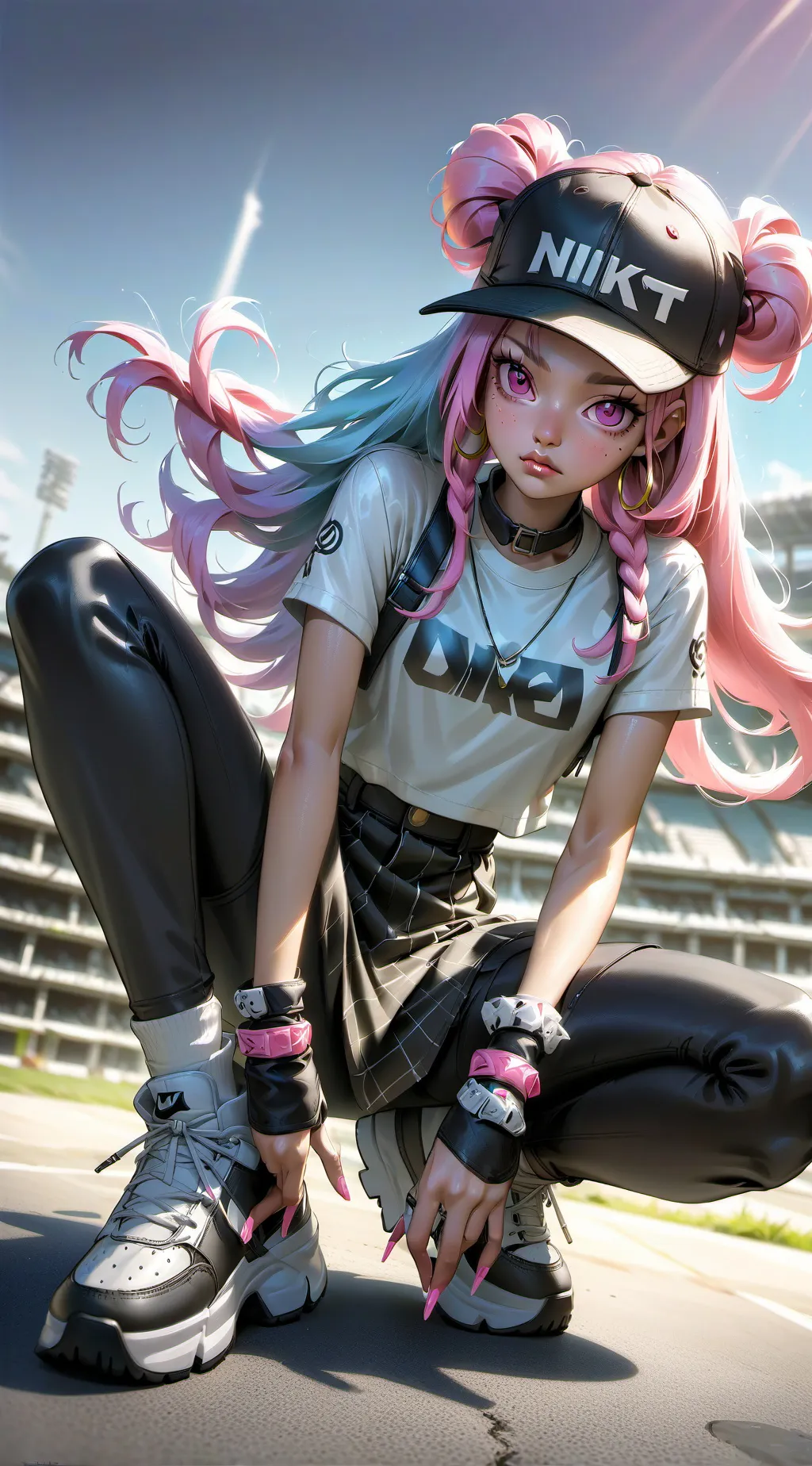 ai character: Queen  background