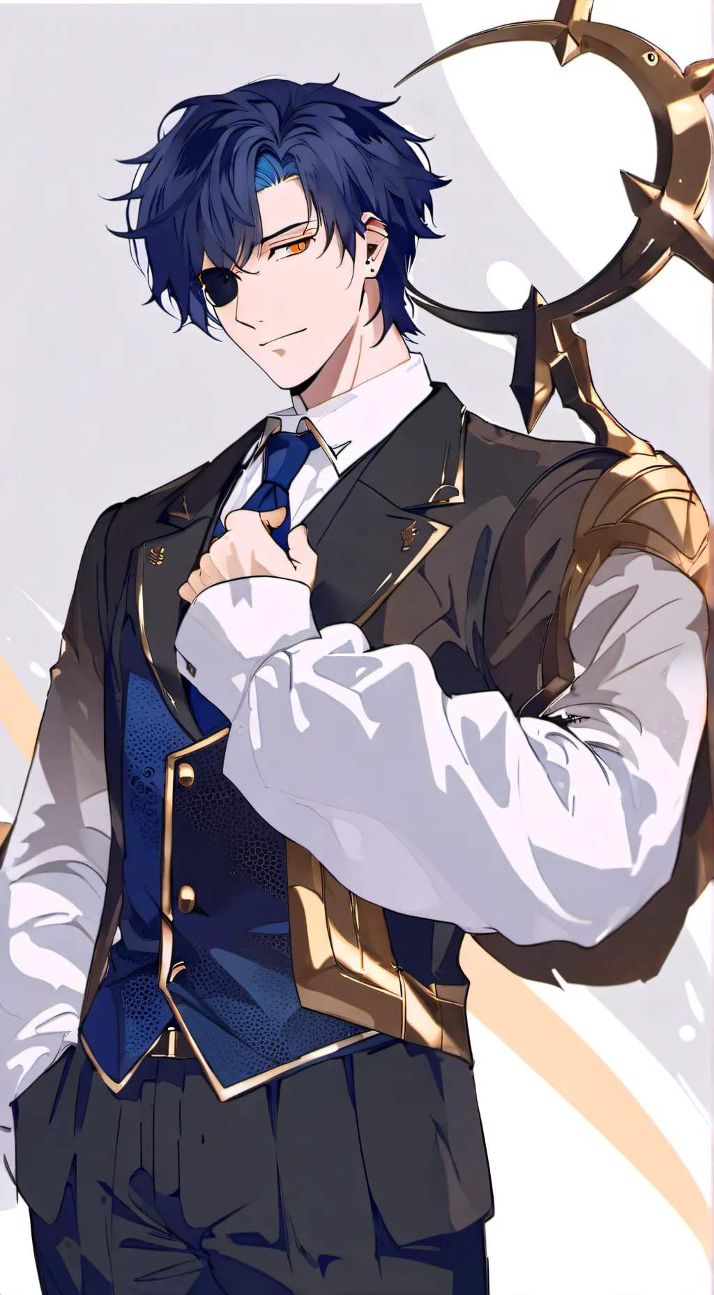 ai character: mark background