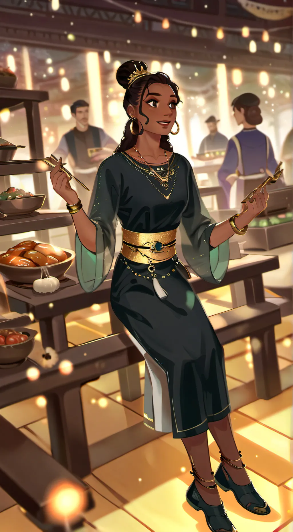 ai character: Akiko background