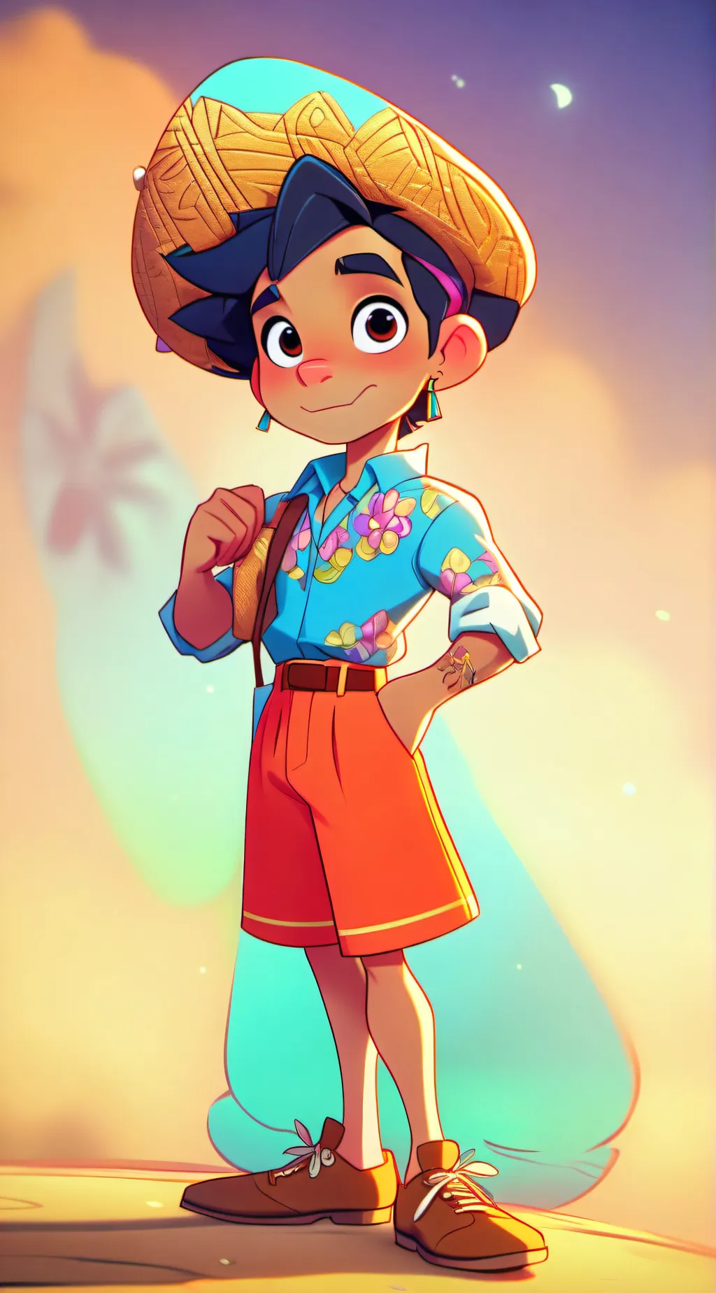 ai character: Jamie  background