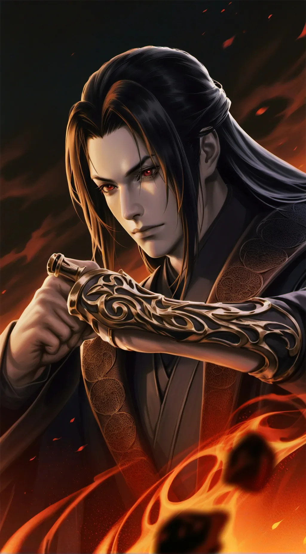 ai character: Rei das Sombras background