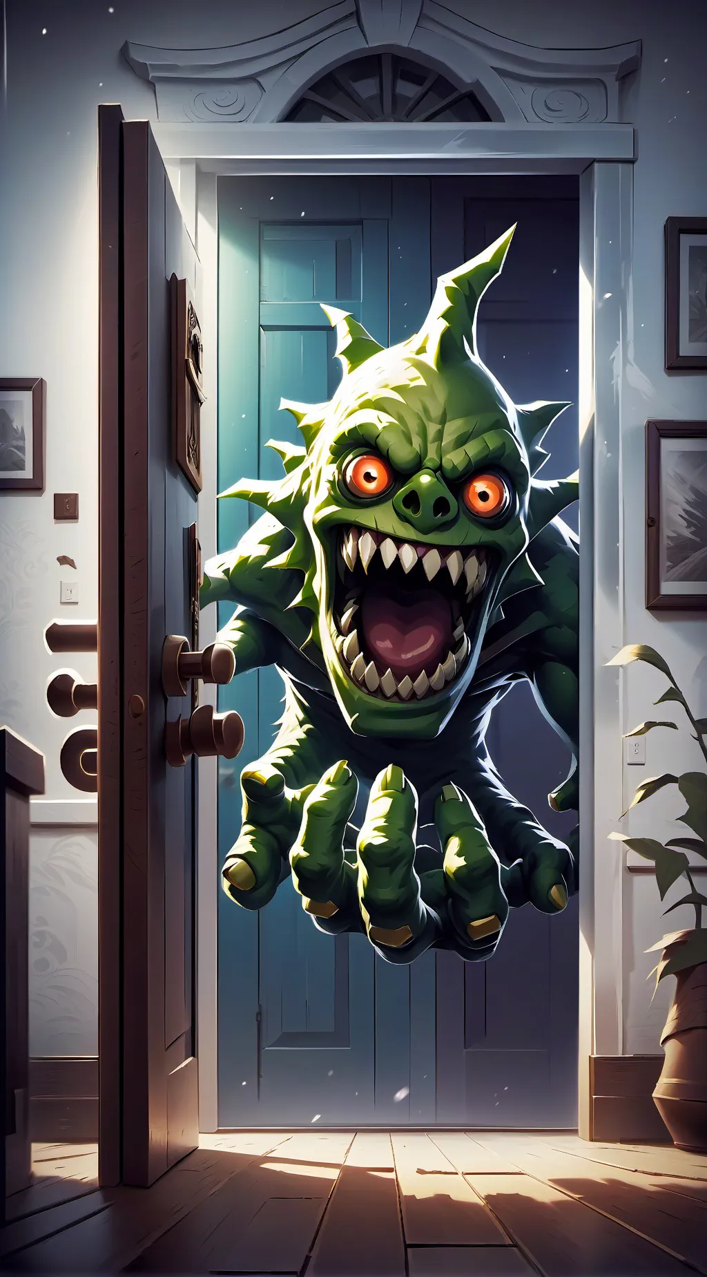 ai character: Moggly background