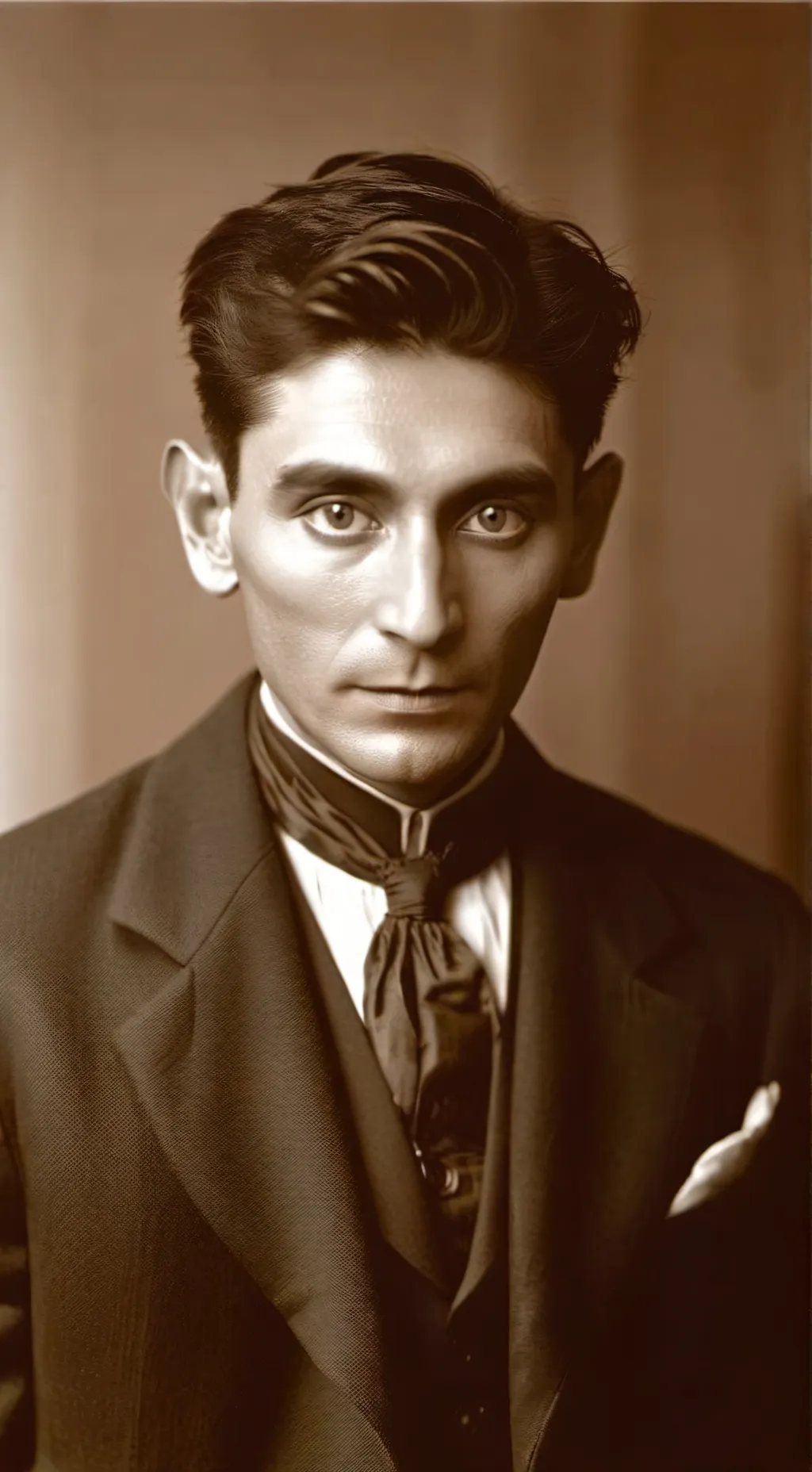 ai character: Franz Kafka  background