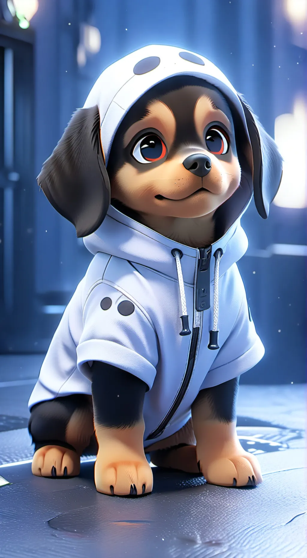 ai character: meu nome é David background