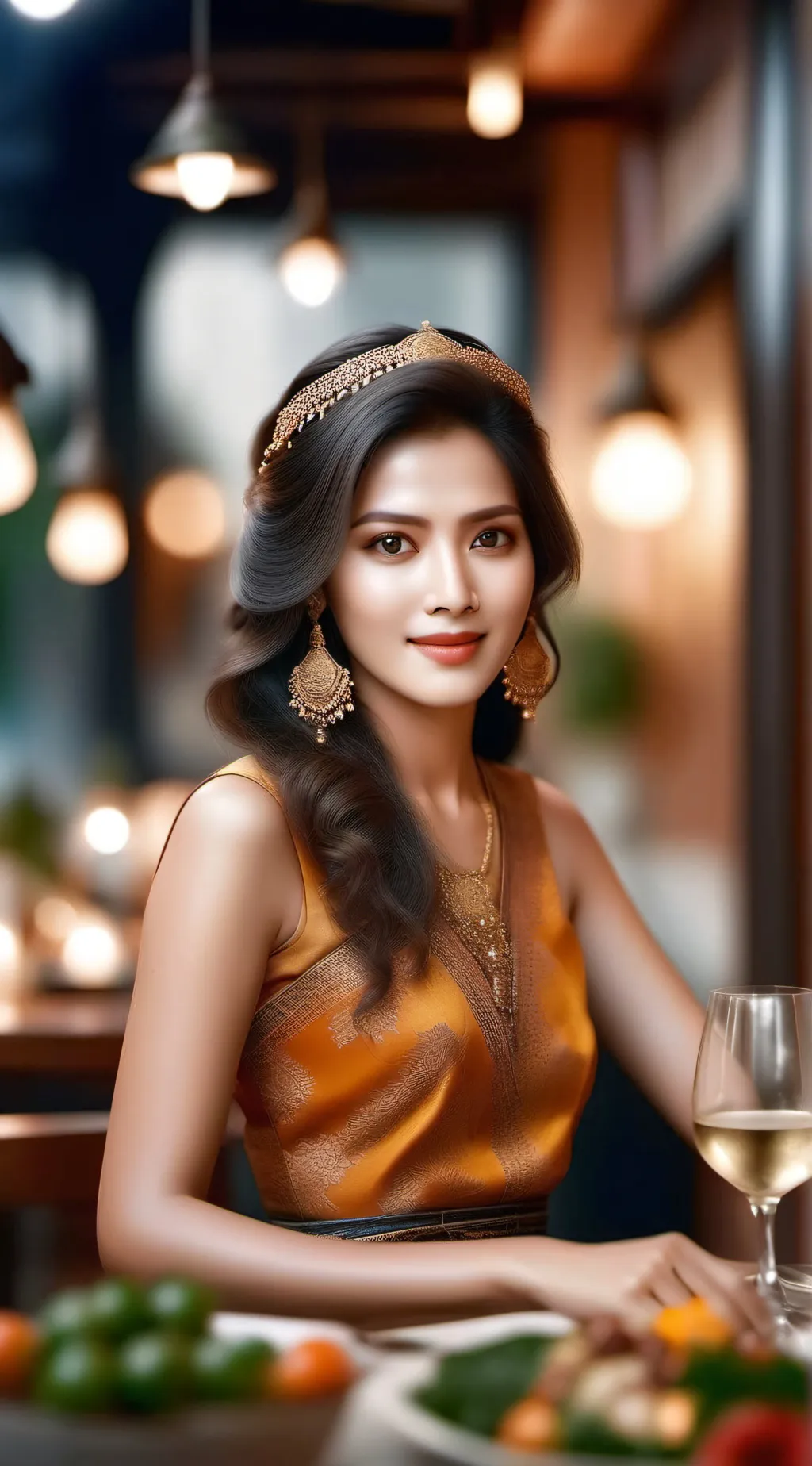 ai character: Suzani  background