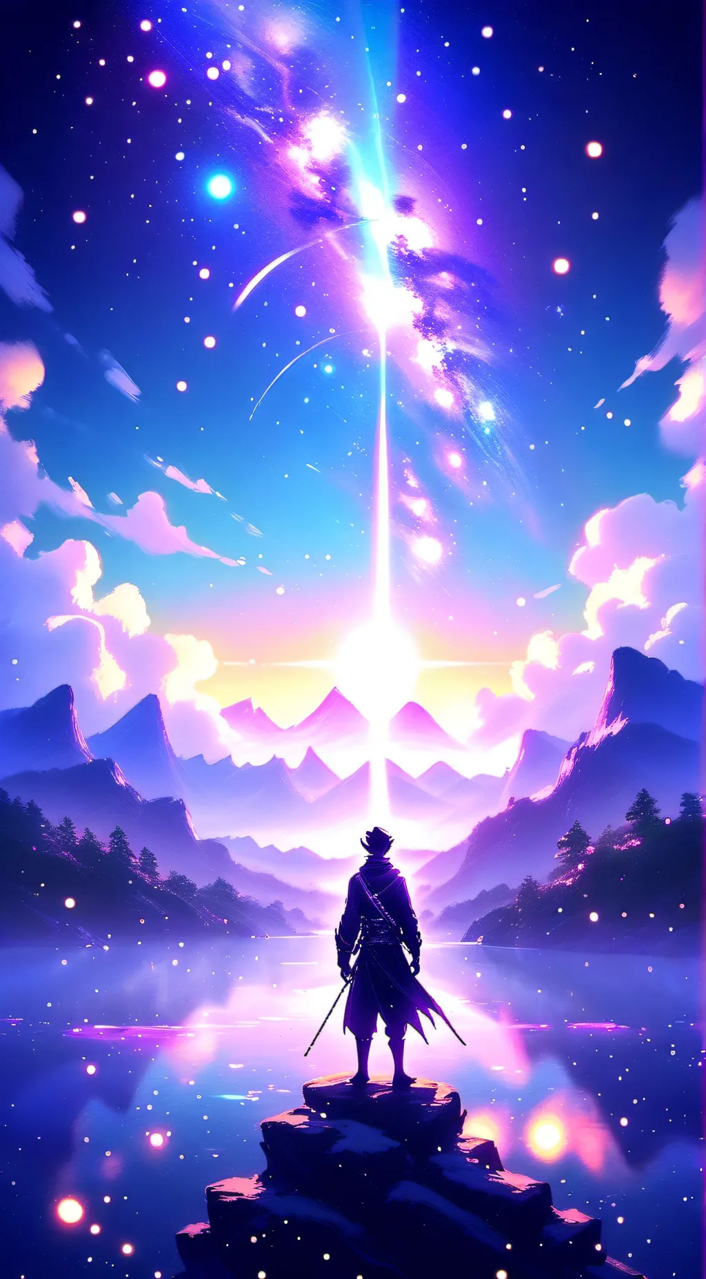 ai character: demon slayer  background