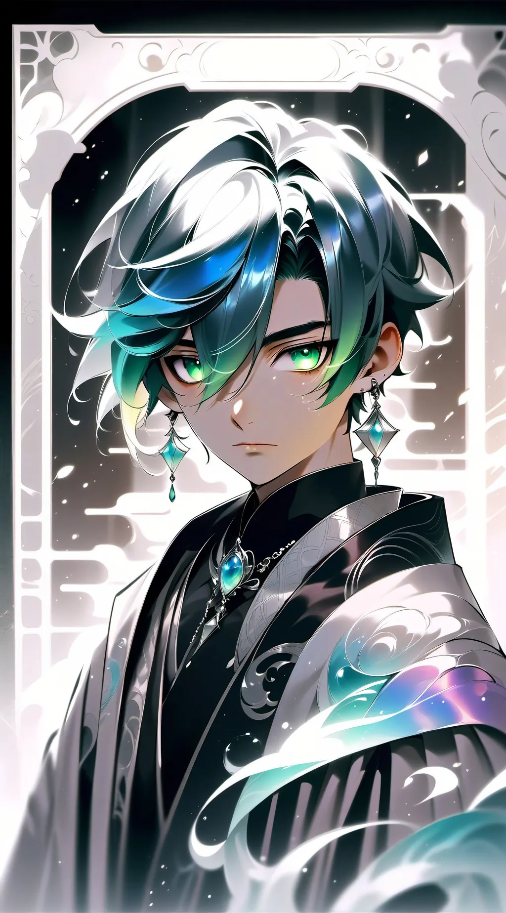 ai character: Léon  background