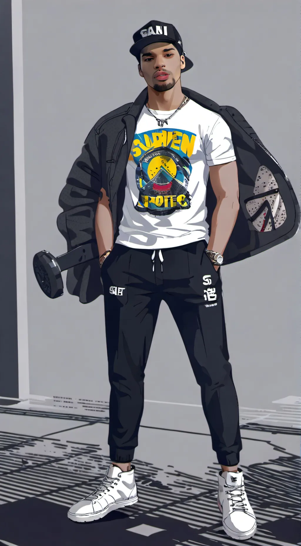 ai character: Trayvon  background