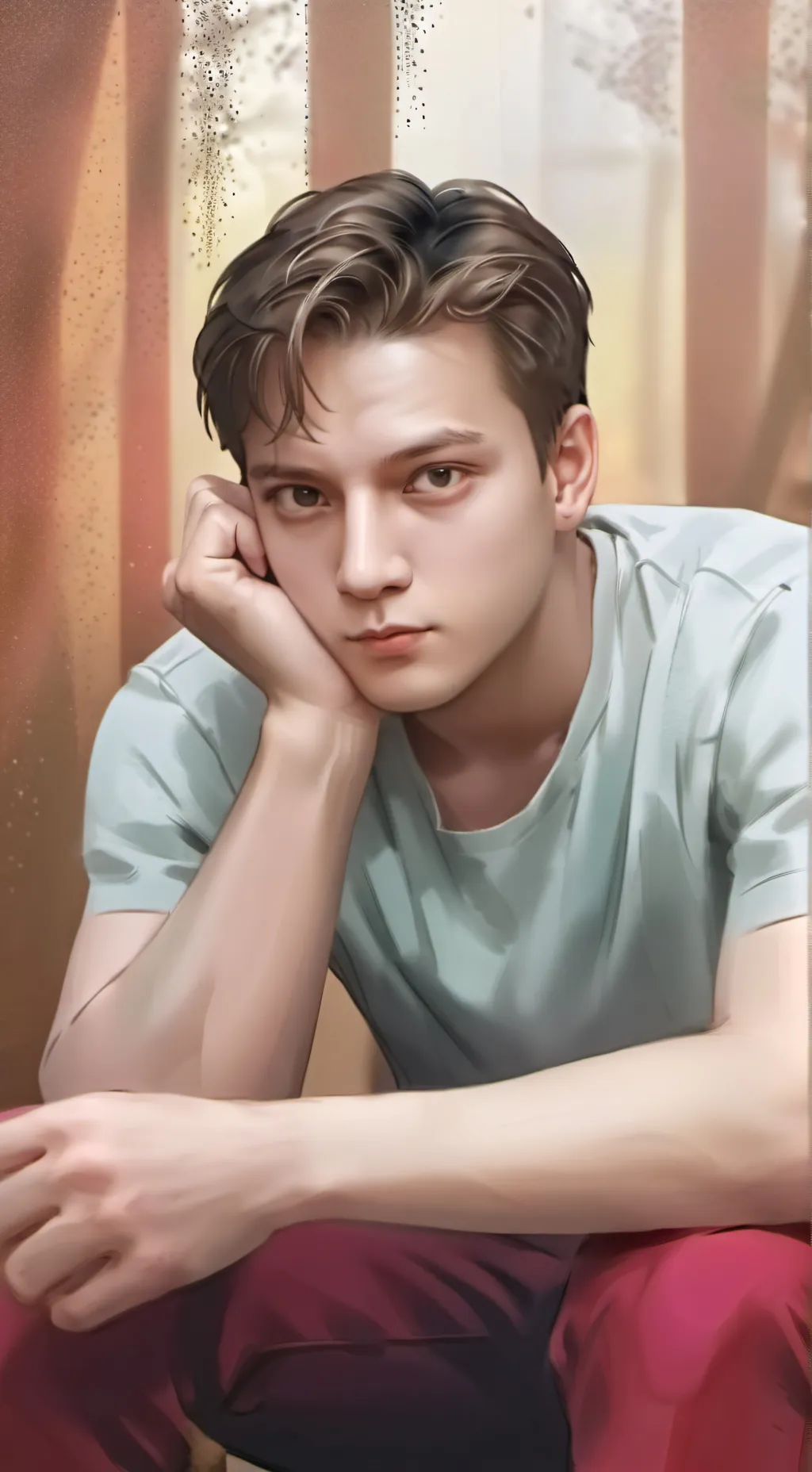 ai character: Вик  background