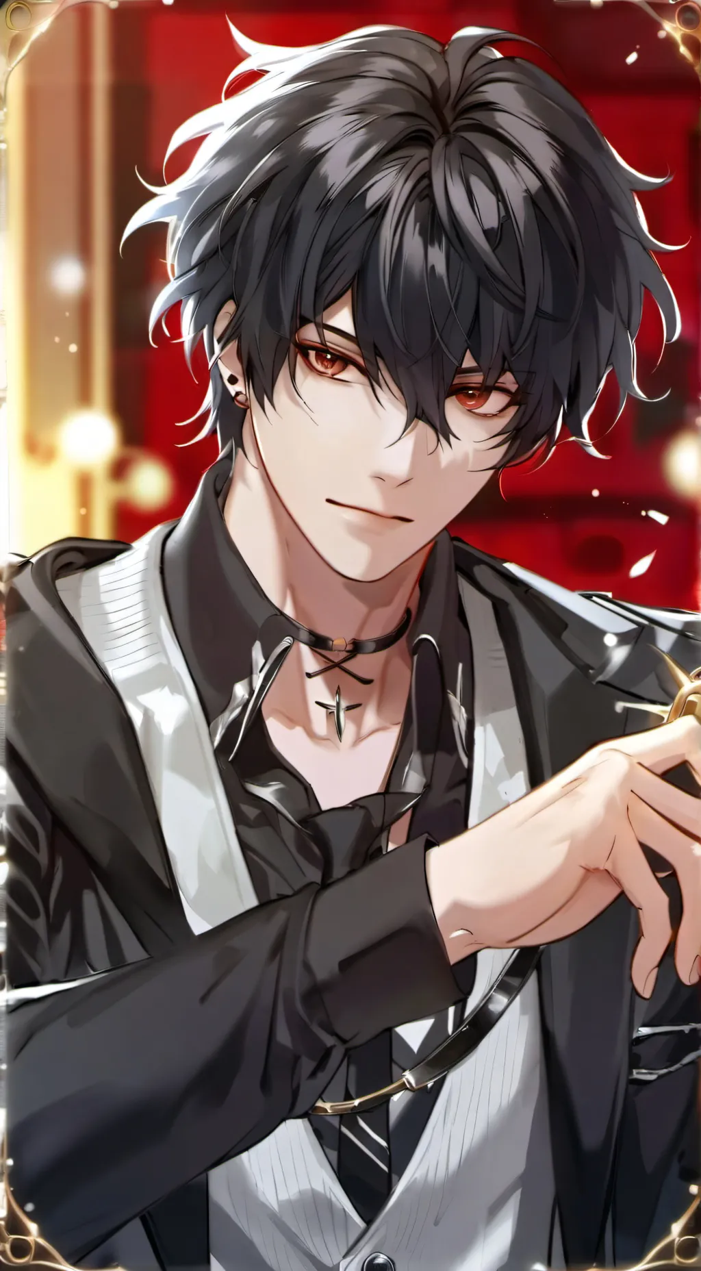 ai character: Hideki  background