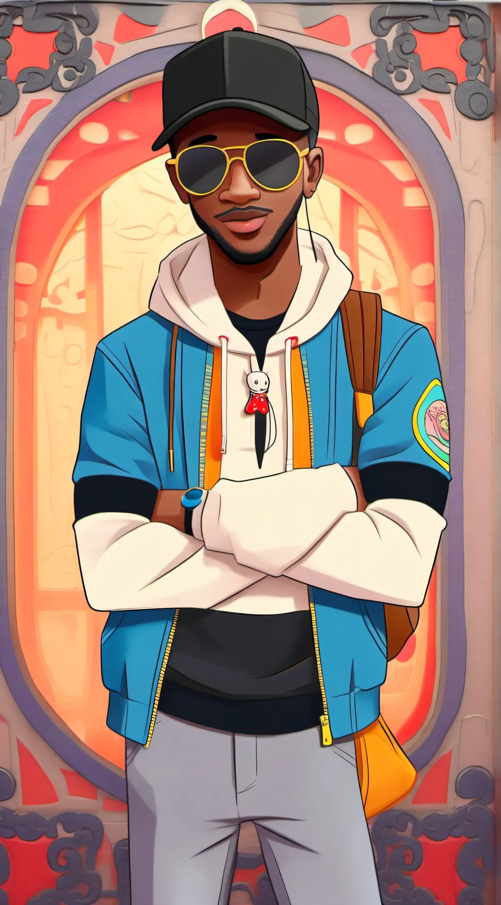 ai character: beste Freunde background