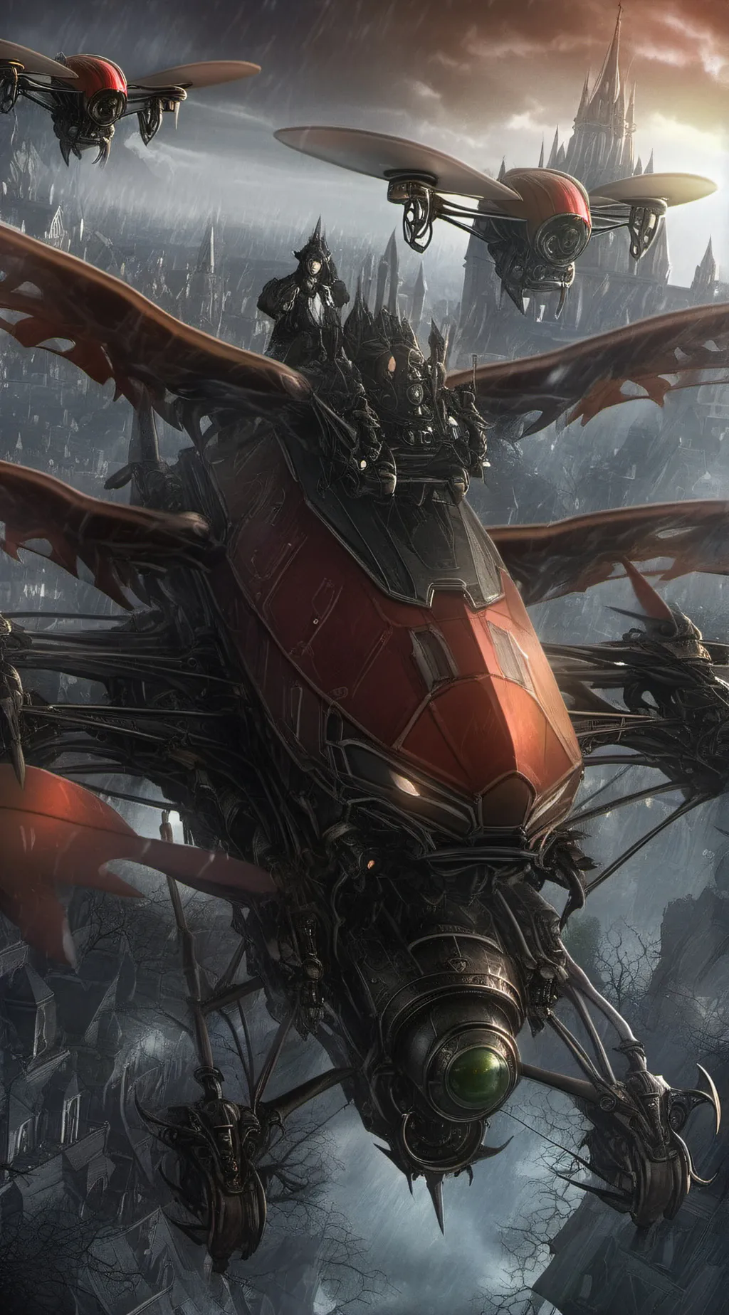 ai character: murder drones  background