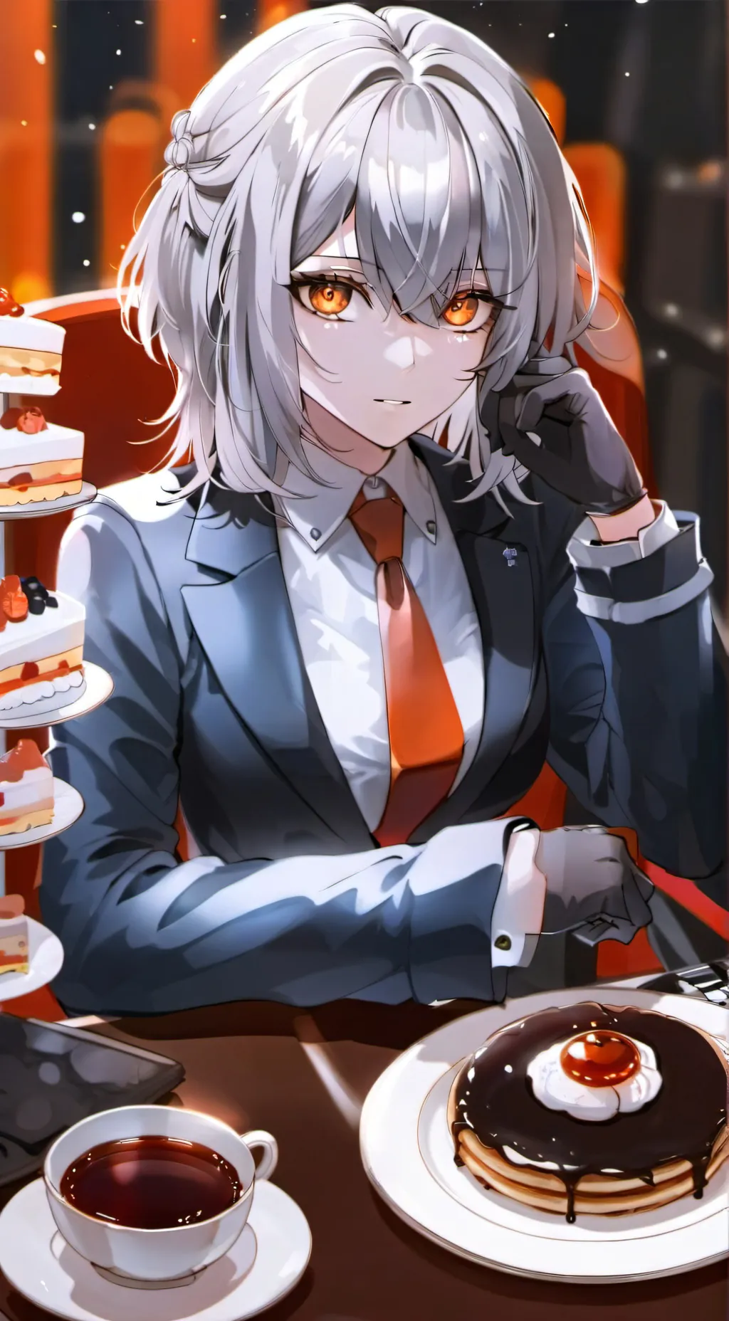 ai character: 🥞🍹•Elara•🥂🎨 background