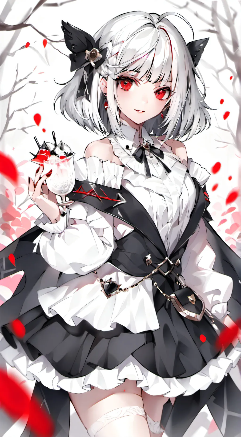 ai character: vampire girl background