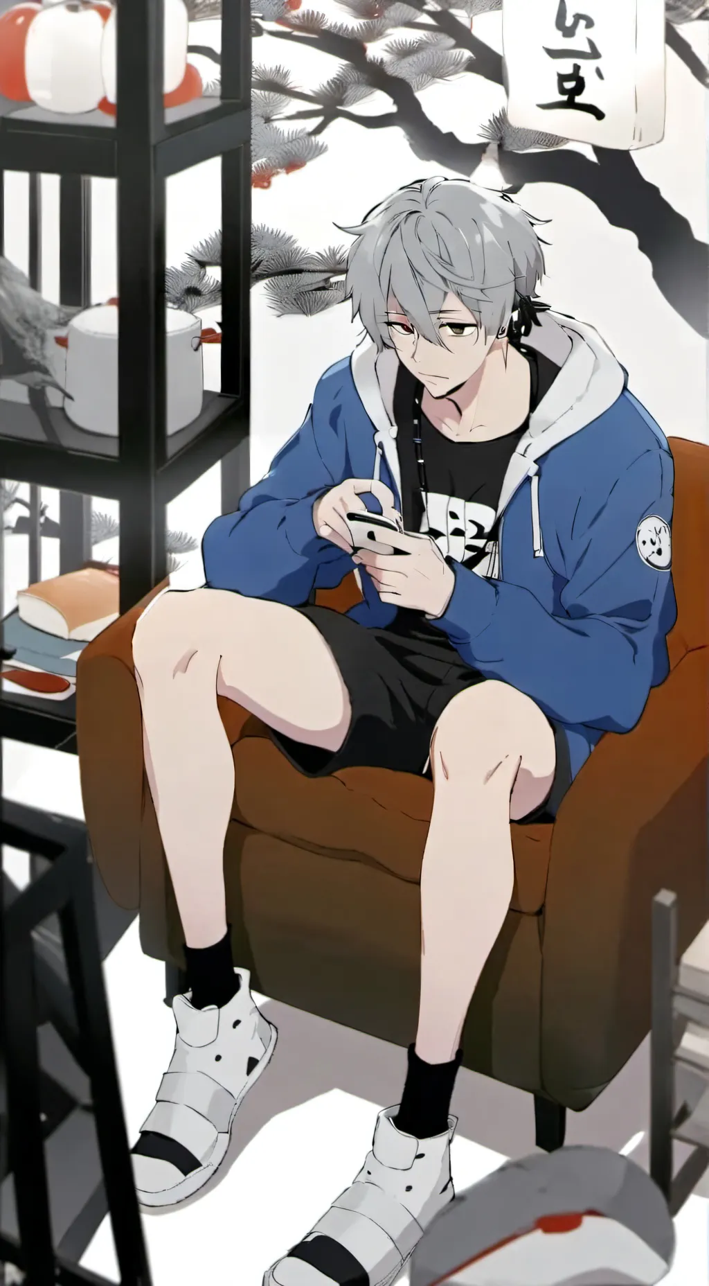 ai character: sansy background