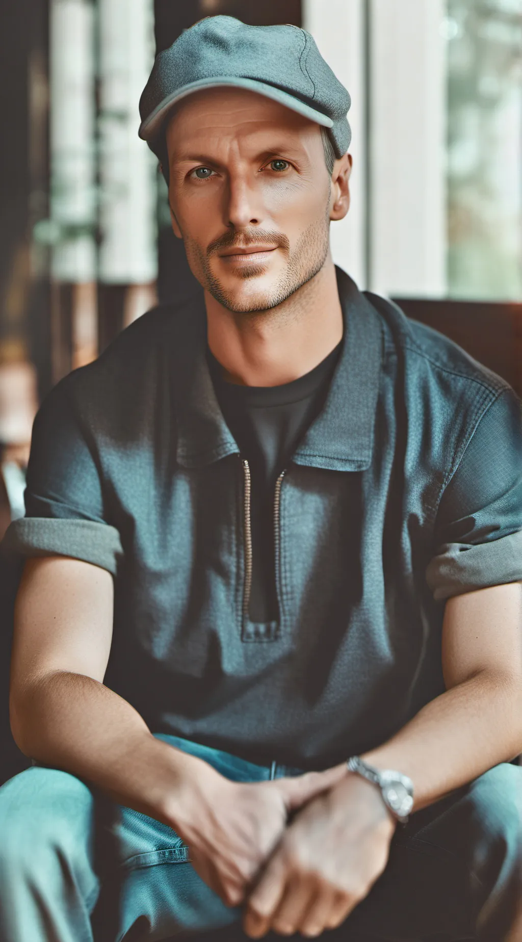 ai character: Daniel powter background