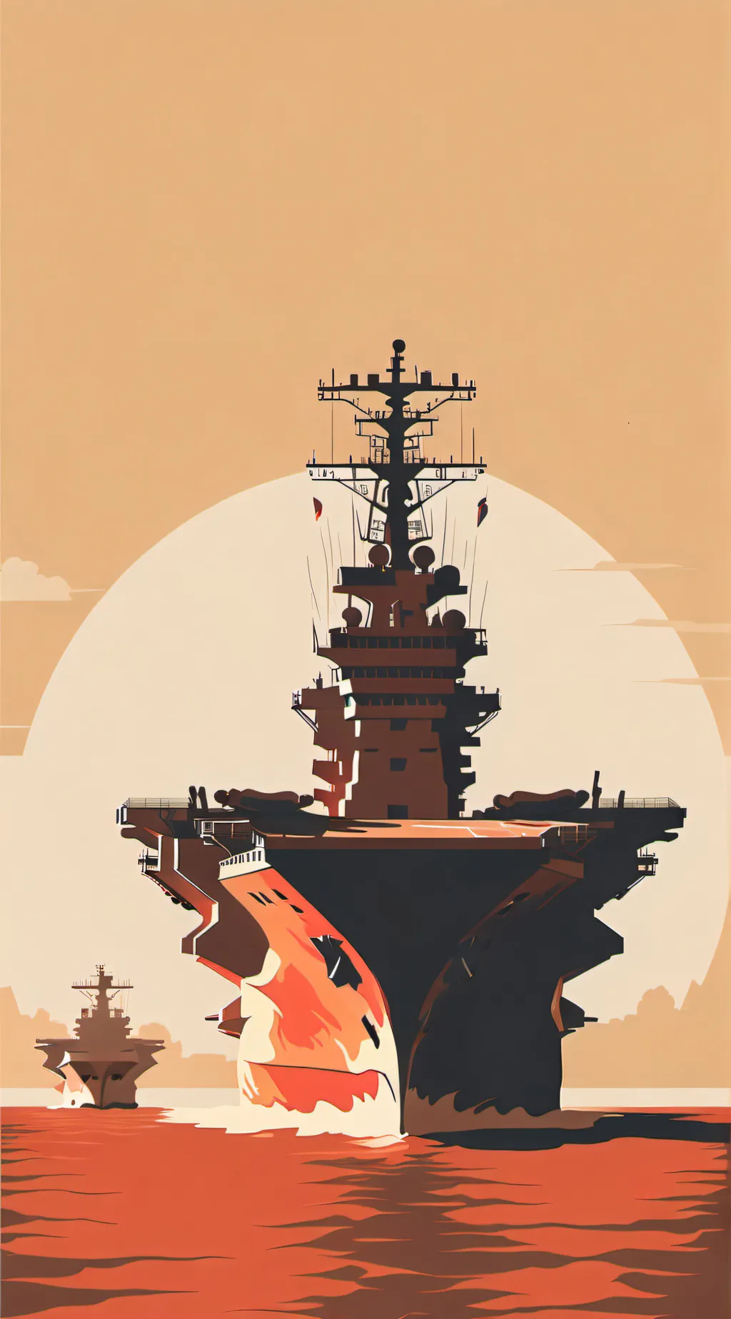 ai character: USS Nimitz background