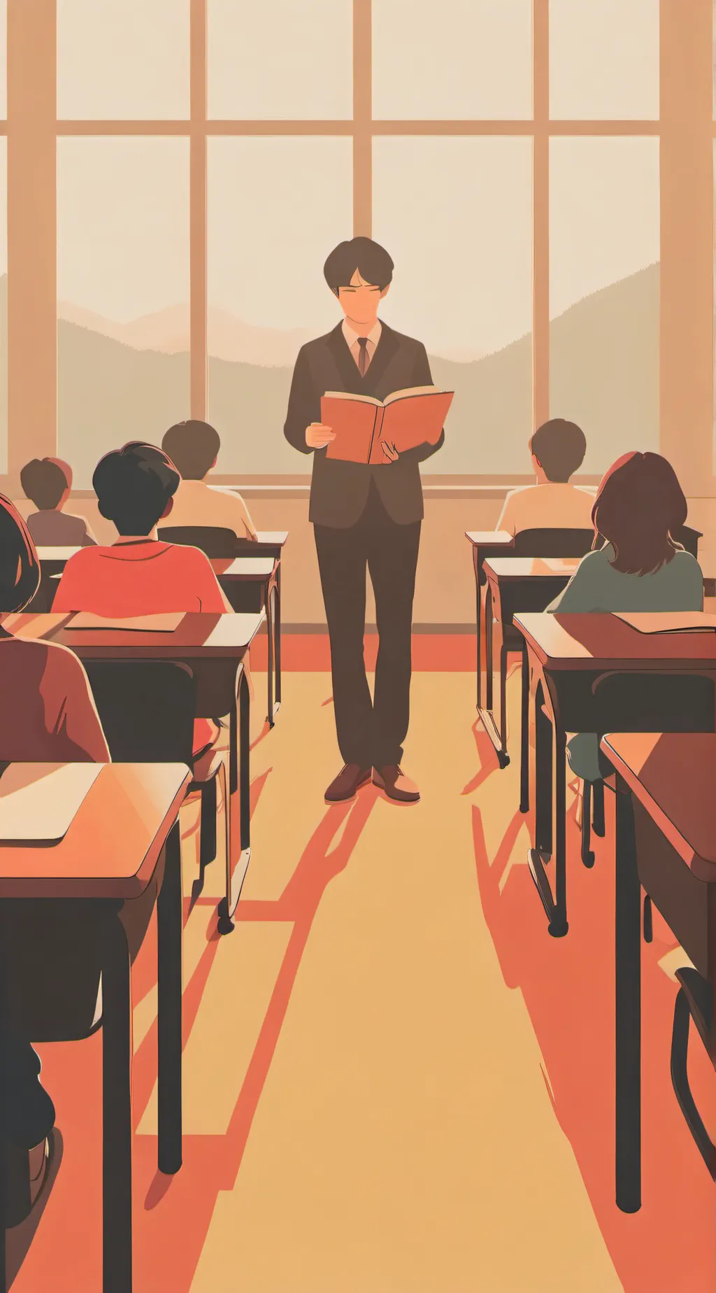 ai character: class 6 c background